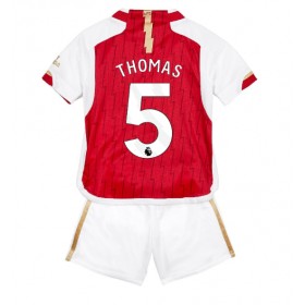 Baby Fußballbekleidung Arsenal Thomas Partey #5 Heimtrikot 2023-24 Kurzarm (+ kurze hosen)
